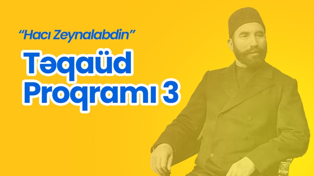 Edudistance “Hacı Zeynalabdin” Təqaüd Proqramı
